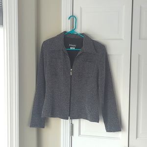Tweedish Zip Blazer
